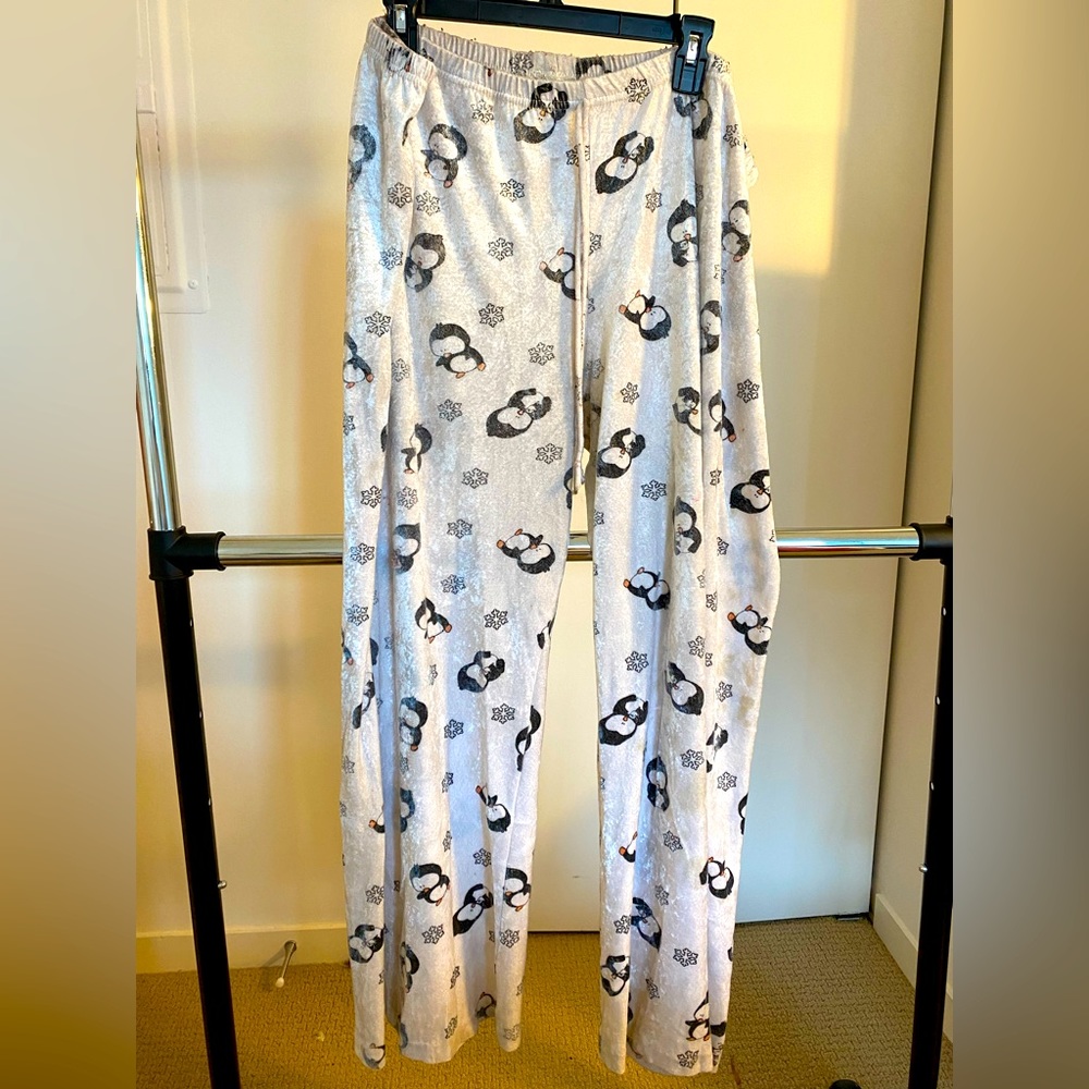 Velvet Penguin Pajama Pants
